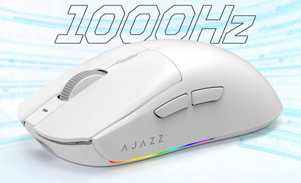 Бездротова миша Ajazz AJ139 V2 MC 12000 DPI з сенсором PixArt та 1000Hz